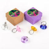 Mosaic Crystal Big Diamond Glue Ring Cup