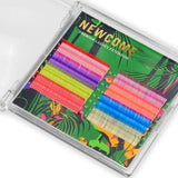 Neon Crystal Rainbow Lashes Mixed Color 0.07MM newcomelashes