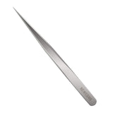 Straight Silver Tweezers newcomelashes