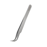 Satin Silver Volume Tweezers newcomelashes