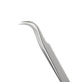 Satin Silver Volume Tweezers newcomelashes