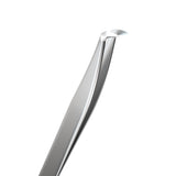 Silver Matte Volume Tweezers newcomelashes